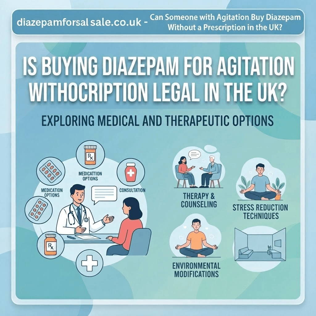 Can Someone with Agitation Buy Diazepam Without a Prescription in the UK?