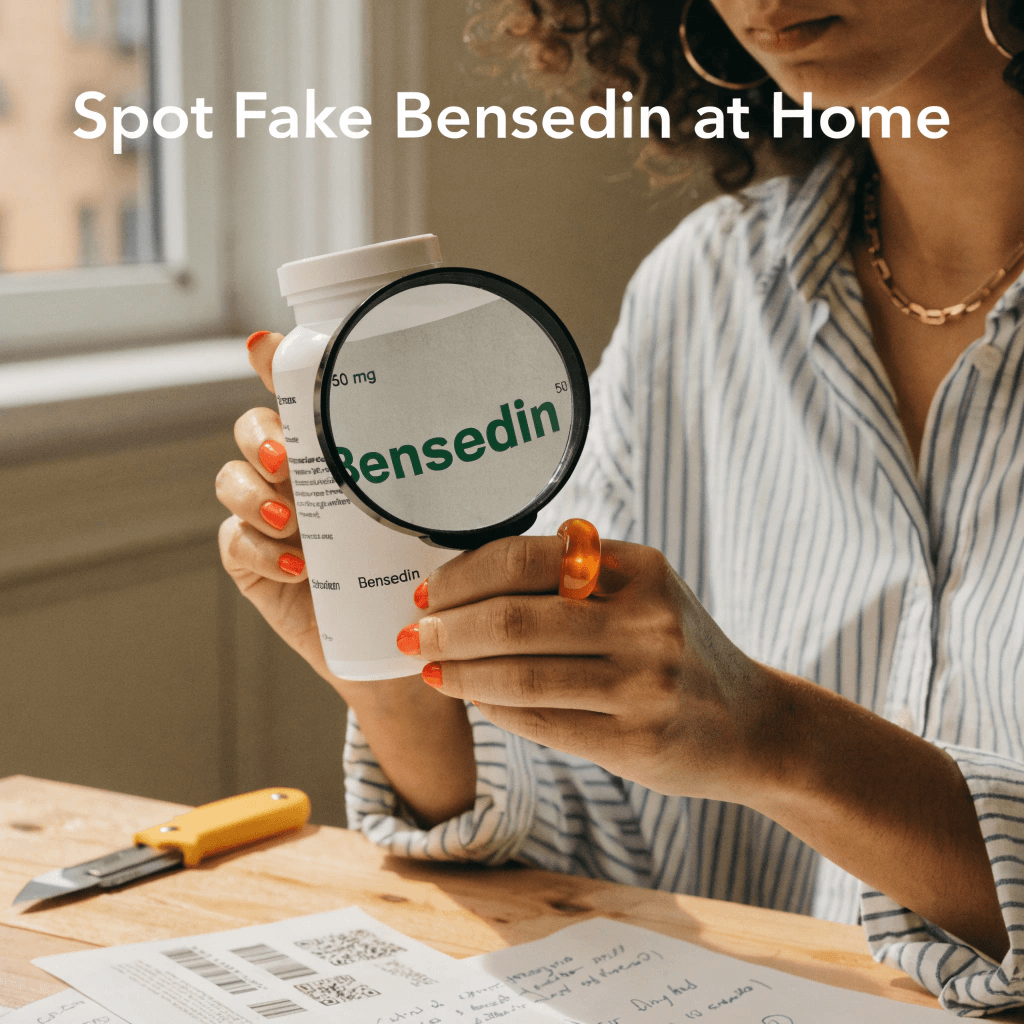Identify Fake Bensedin At Home